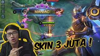 SKIN 3 JUTA GAMEPLAY PUN 3 JUTA RATA ENEMY DIBANTAI !! GRANGER LEGEND SKIN STARFALL KNIGHT !! MLBB