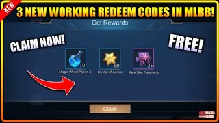 CLAIM! 3 NEW REDEEM CODES THIS SEPTEMBER 4, 2021 - MLBB
