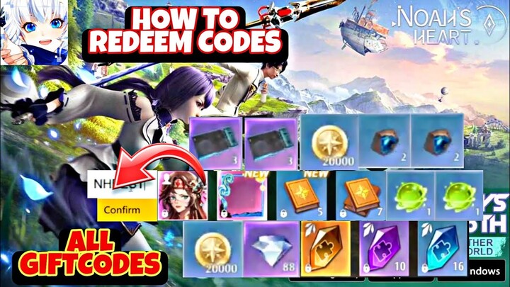 Noah's Heart Global All 9 Giftcode - How to Redeem Code // Noah Heart Global Free Code