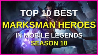 10 BEST MARKSMAN TO REACH MYTHIC | MOBILE LEGENDS BEST MARKSMAN 2020