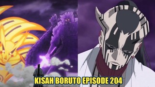 KISAH BORUTO EPISODE 204 - NARUTO DAN SASUKE MELAWAN JIGEN