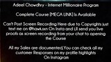 Adeel Chowdhry Course Internet Millionaire Program Download
