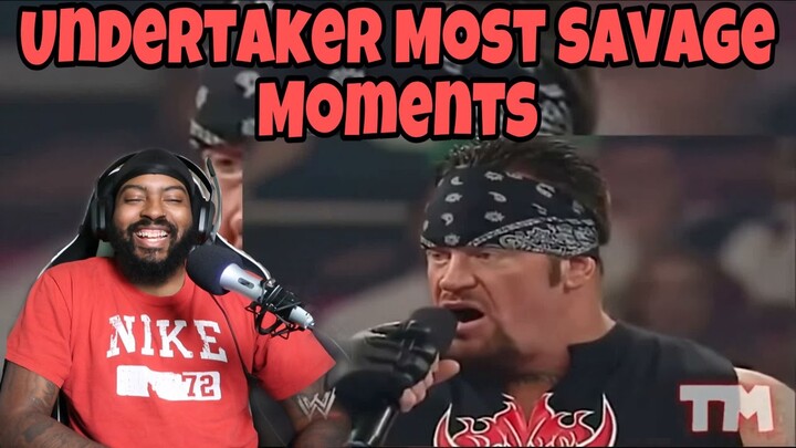 WWE The Undertaker Most Savage Moments (Reaction)