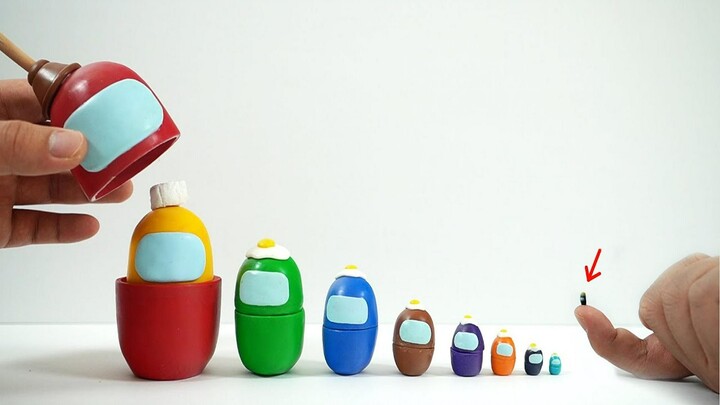 [DIY] Among Us | Russian Nesting Dolls!