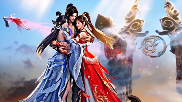 Lin Dong dan 2 istrinya mengharem di Dunia Seribu Besar