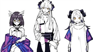 【明日方舟】小火龙一家的海边度假【伊×赫×赛】