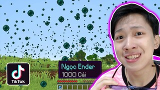 Vinh Quăng 1000 Cái Ngọc Ender 😎 THỬ NGHIỆM CÁC VIDEO TIKTOK MINECRAFT TRIỆU VIEW (Phần 26)