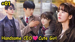 Part-1 || Handsome CEO ❤ Cute Girl - Serendipity's Embrace(2024) || Korean drama explain In Hindi
