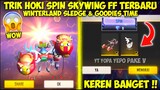 TRIK HOKI SPIN SKIN SKYWING FF TERBARU❗CARA MENDAPATKAN WINTERLAND SLEDGE !! - Free Fire
