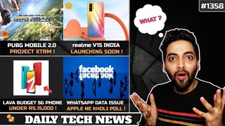 PUBG Mobile 2.0 Launch🔥,realme Rs 5000 5G Phone😲,Mi Band 5 Explode💥,realme V15 India,Lava 5G Phone😍