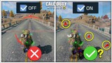 TOP 5 New Settings Explained In CODM BattleRoyale | Call Of Duty Mobile