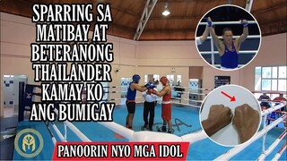 SPARRING SA MATIBAY AT BETERANONG THAI BOXER SUMAKIT KAMAY KO | EUMIR MARCIAL