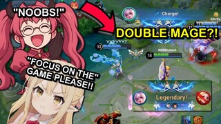 WHAT?! DOUBLE MAGE IN RANK BUT ONE IS TOXIC! HONOR OF KINGS ROAD TO RANK