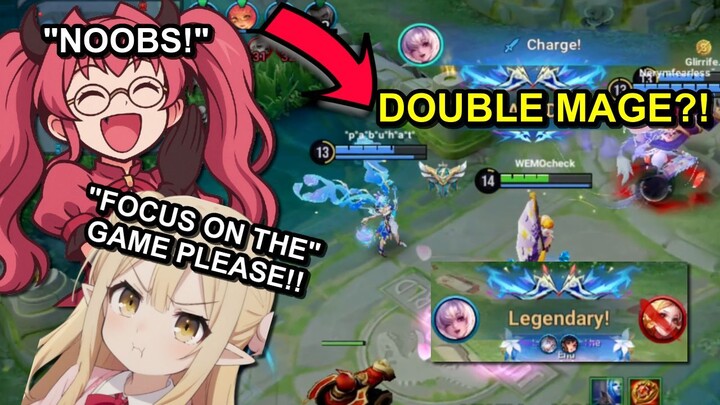 WHAT?! DOUBLE MAGE IN RANK BUT ONE IS TOXIC! HONOR OF KINGS ROAD TO RANK