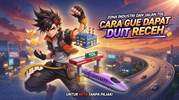 Zona Industri dan Jalan Tol_ Cara Gue Dapat Duit Receh untuk Kota Tanpa Pajak!