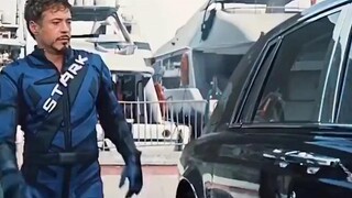 Iron Man's most expensive transformation shot, it's just a pity for that car
