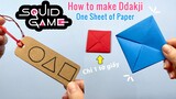 Cách làm Trò chơi đập giấy Ddakji trong Squid Game | Paper Ddakji |  Liam Channel