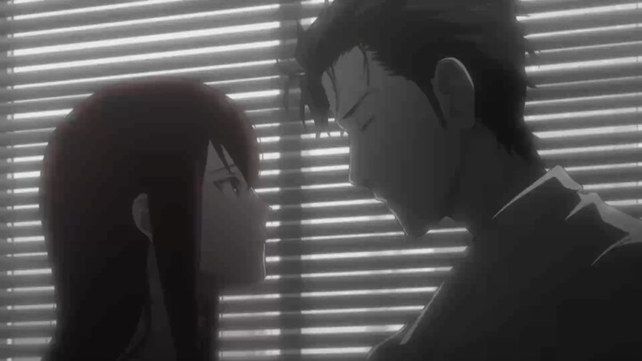 Kissing scene from anime