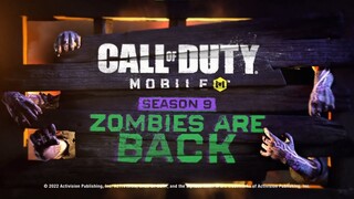 Season 9: Zombies Are Back! Trailer | Call of Duty: Mobile - Garena