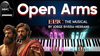Open Arms by Jorge Rivera-Herrans - EPIC THE MUSICAL (The Troy Saga) piano cover + sheet music