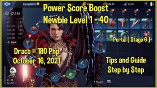 Mir4 Increase Power Score From Level 1 - 40 ( Tagalog )