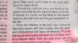 Daily Verse.                Exodus 26:31-37