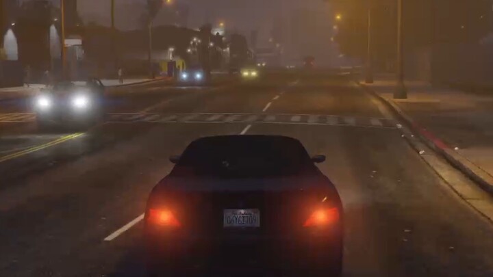 GTA V Night Drive Vibes 🌙🚗 #Shorts