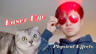 Self-made Laser Glasses for Teasing Cats