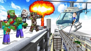 NẾU SLENDERMAN XÂY NHÀ AN TOÀN TIÊU DIỆT NGÀY TẬN THẾ ZOMBIE TRONG MINECRAFT | Thử Thách SlenderMan