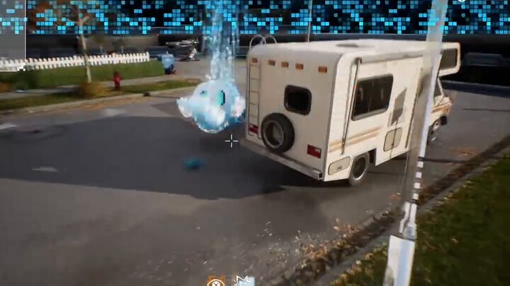 The development record of the independent game "Pixel Frenzy" where all objects can be destroyed