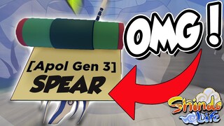 I Got It!! You Gotta Get THIS *NEW* GEN-3 SPEAR BOSS LOCATION + CODES In Shindo Life New Update!