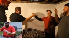 Larry's Lounge Playing A Foosball Webber's Reaction