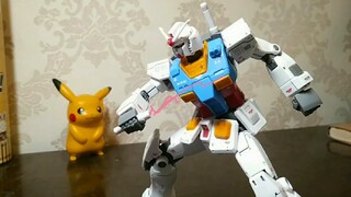 [Stop-motion animation] "I only aim at the cockpit when I hit someone!" (hggto Original Gundam)