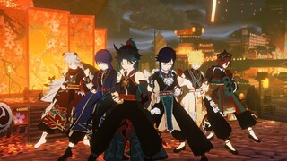 [Genshin Impact MMD] Zuowangdao "Netherworld Tale"丨Wind Man + Sky