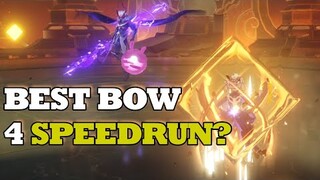 FISCHL DPS SPEEDRUN versus childe! 5 Different bows ALL RANK 1! 1 MINUTE RUN!