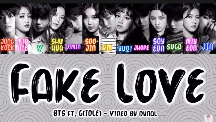 [BTS] [ (G)I-DLE] Watch these two groups sing “Fake Love” together—haha, listen up!