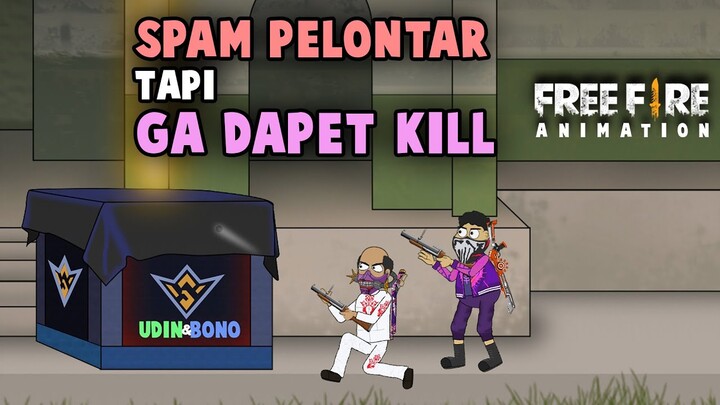 Spam Pelontar Malah Ga Dapet Kill - Udin dan Bono - Free Fire Animation #shorts
