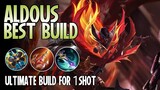 Aldous Best Build in 2021 | Top 1 Global Aldous 1 Hit Build | Gameplay - Mobile Legends: Bang Bang