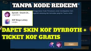 TANPA KODE REDEEM!!! CARA DAPATKAN SKIN KOF OROCHI CRISS + KOF BINGO LOTTERY GRATISS