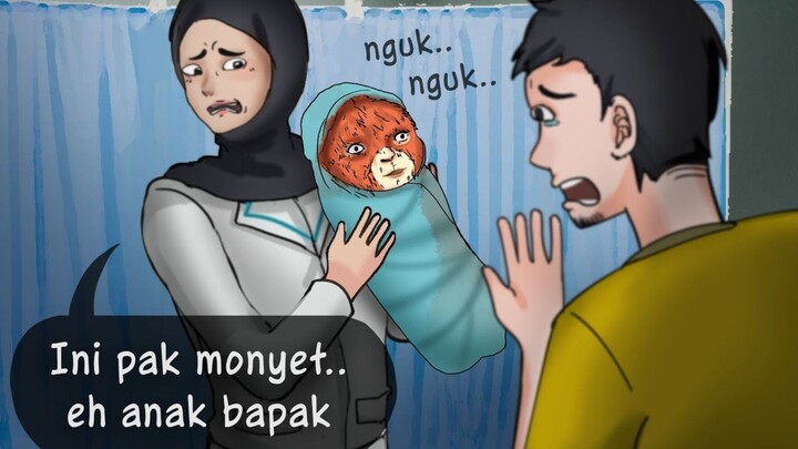 Kenapa Anakku kayak MONYET! | Kartun Drama, Animasi Drama