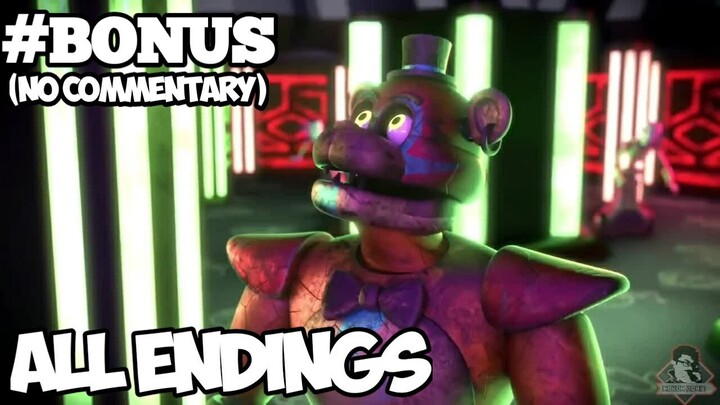 DAPET SEMUA ENDING - FNAF Security Breach No Commentary [INDONESIA]
