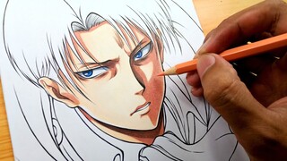 Drawing LEVI ACKERMAN - Attack on Titan / Shingeki no Kyojin / 進撃の巨人