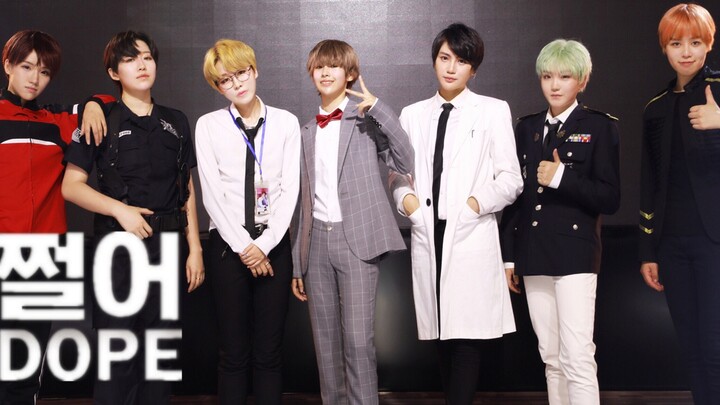 【Nightengale Galaxy】Penampilan langsung cover dance BTS – Dope, update 2p dengan tingkat sinkronisas