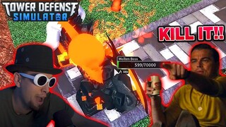 Noob Gets Extremely Close to FIRST SOLO TRIUMPH in Tower Defense Simulator | Roblox