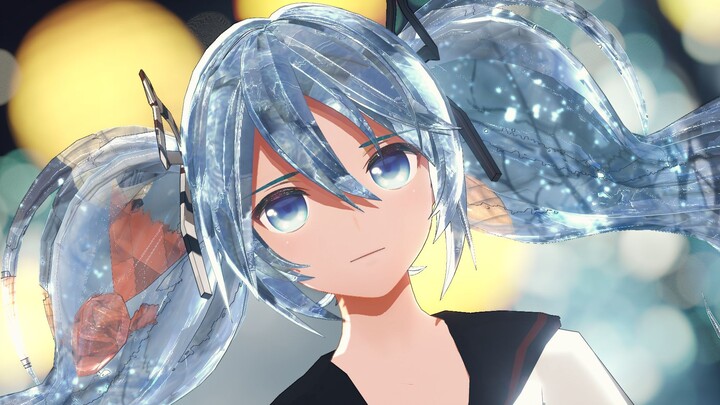 [VOCALOID/MMD] Investasi agen pendar botol Hatsune