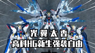 【模玩分享】光翼太香！高科HG新生强袭自由高达！