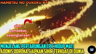 KOTA PENUH KENIKMATAN DAN KEHANCURAN AWAL PERTARUNGAN HIDUP MATI ADONIS - alur cerita anime hametsu