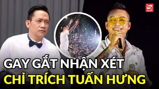 Duy Mạnh gay gắt nhận xét Tuấn Hưng 'vô trách nhiệm' khi để khán giả đứng ngoài trời mưa