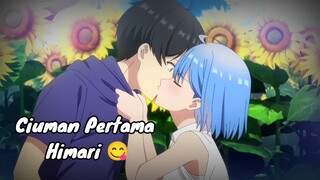 momen ciuman pertama himari 😋