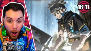 ASTA vs MARS || BLACK CLOVER Episode 16 and 17 REACTION + REVIEW